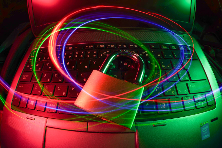Cybersecurity digital network and data protection concept